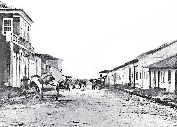 Rua XV de Novembro em 1870