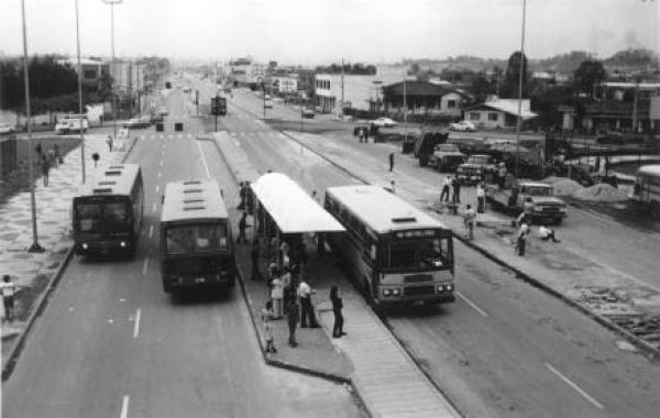 Linha de Ônibus Eixo Boqueirão em 1977