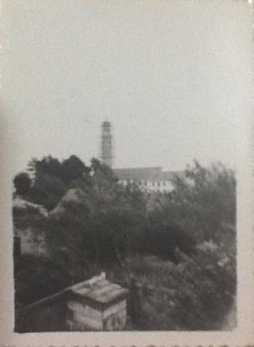 Foto da construção da Igreja Nossa Senhora das Mercês em 1935