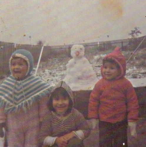 Neve em Curitiba em 17 07 1975 no Bairro Tarumã