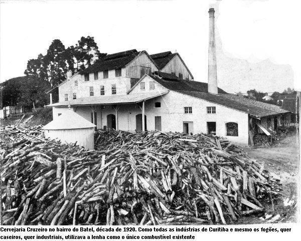 Cervejaria Cruzeiro no Bairro do Batel década de 1920